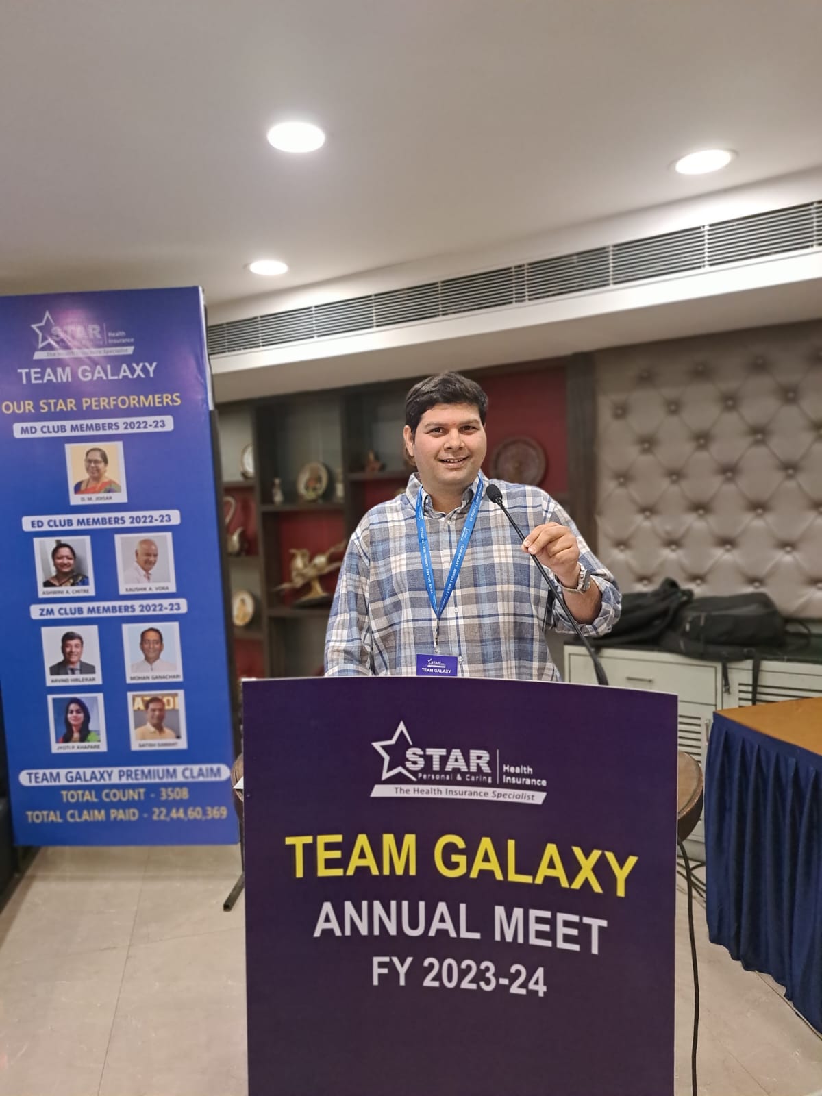 Addressing Galaxy Annual Meet 2023-24